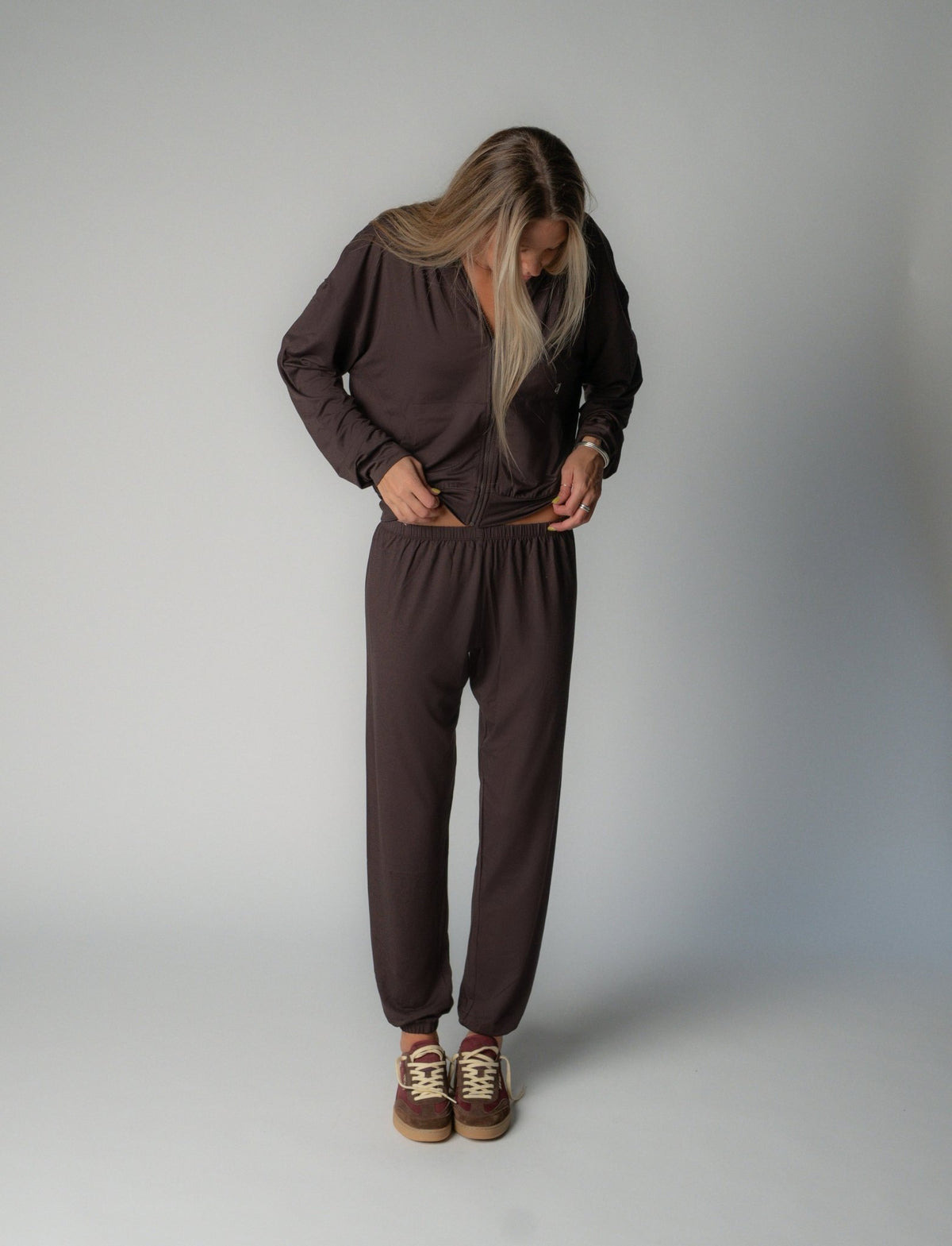 BABYSOFT JOGGERS IN COOL COCOA - Après June