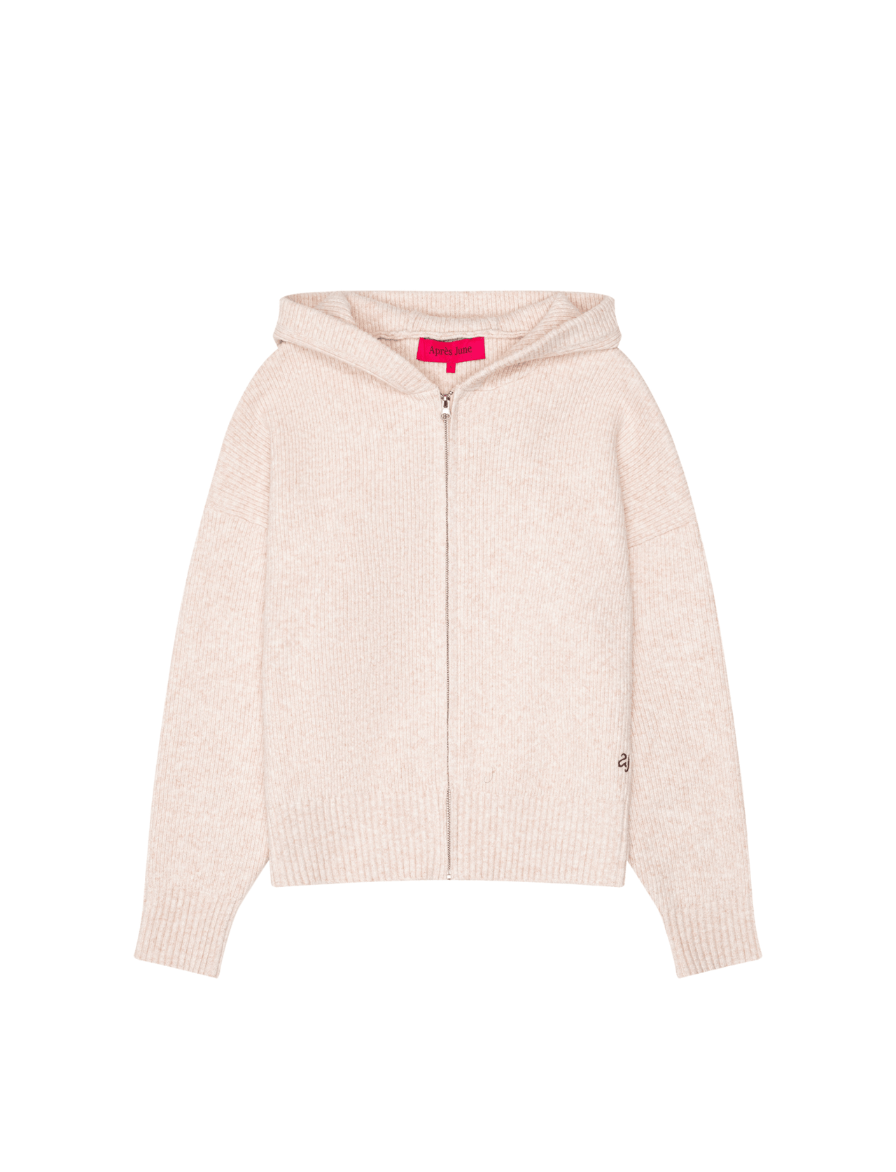 SOFT RIB KNIT ZIP - Après June