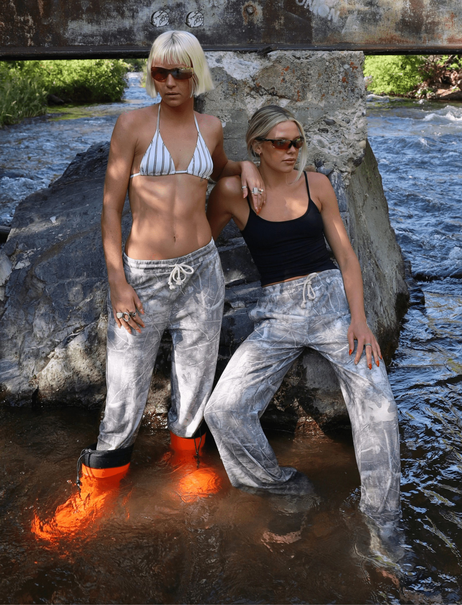 TIMBERLINE™ CAMO WAFFLE TRACK PANTS - Après June