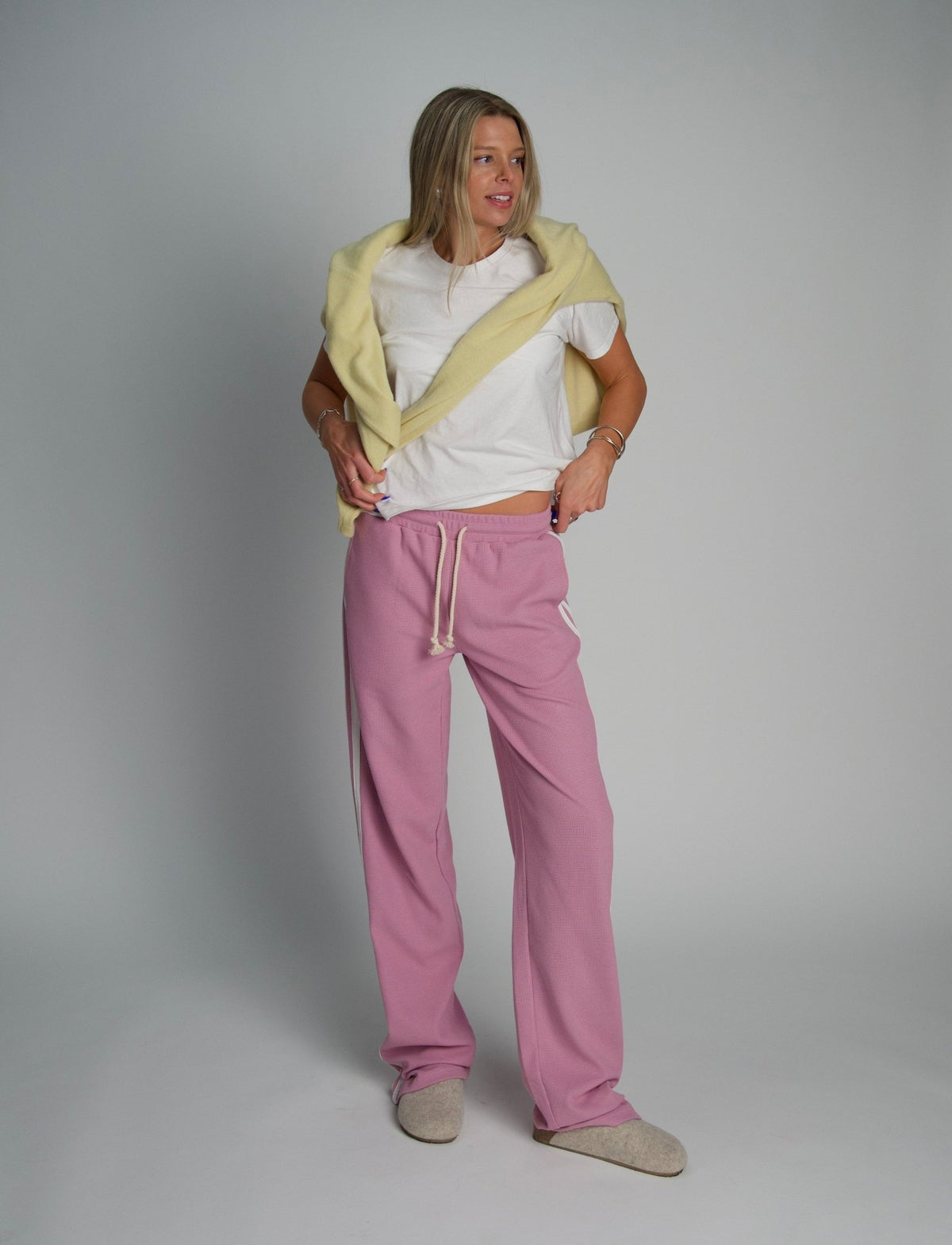 WAFFLE TRACK PANTS