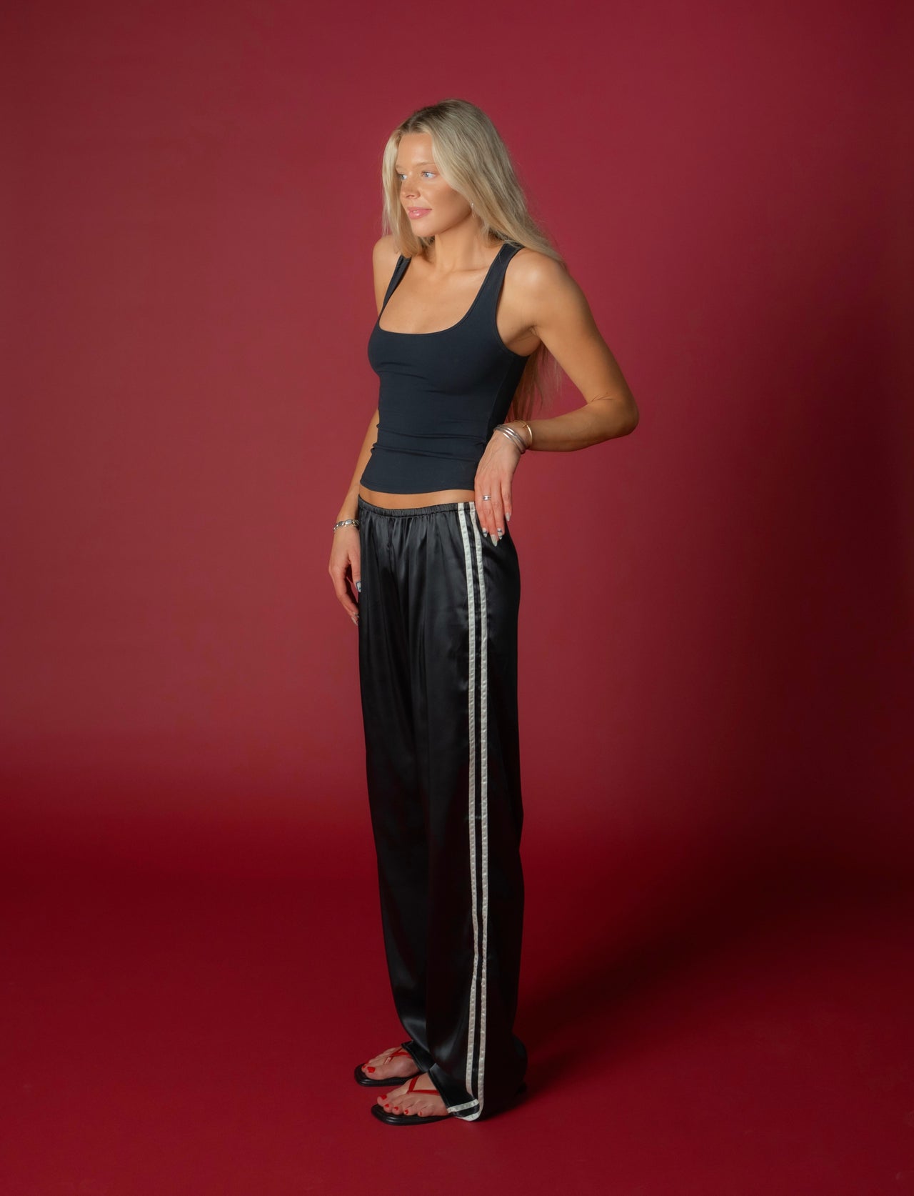 SATIN PANTS