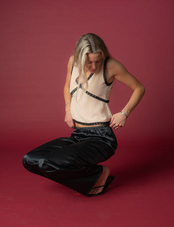 SATIN PANTS