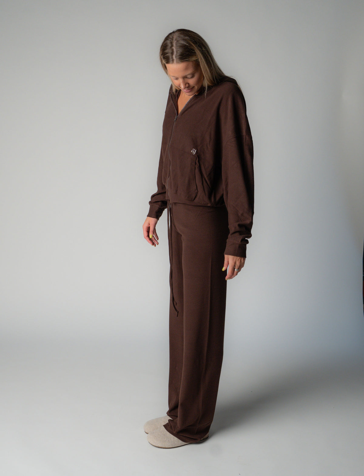 SOFT ZIP IN COCOA