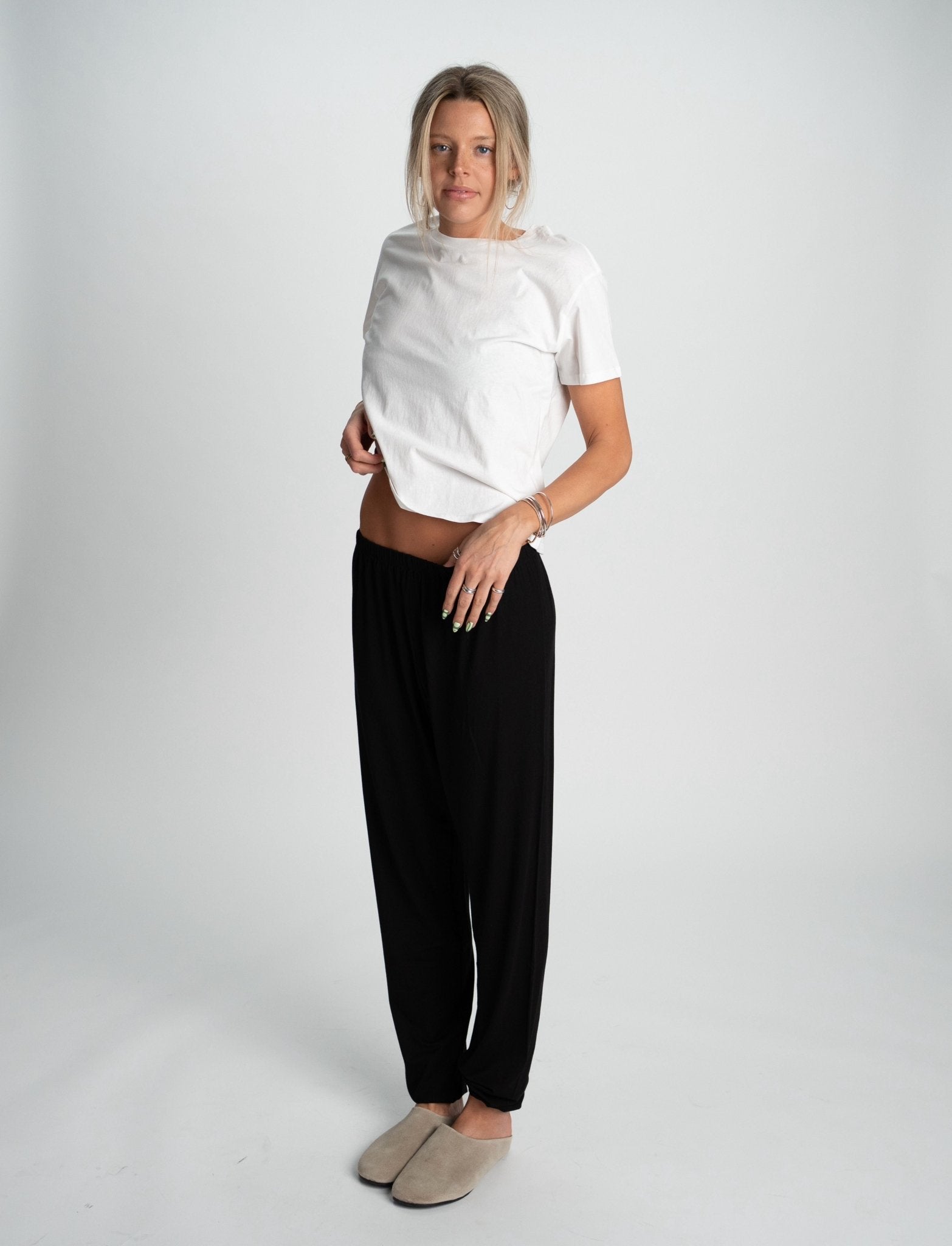 BABYSOFT JOGGERS IN BLACK - Après June