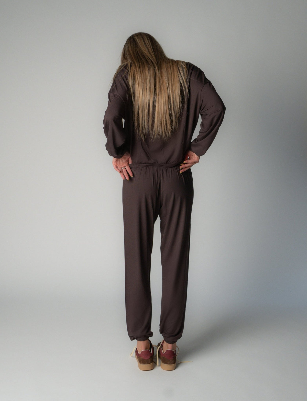 BABYSOFT JOGGERS IN COOL COCOA - Après June