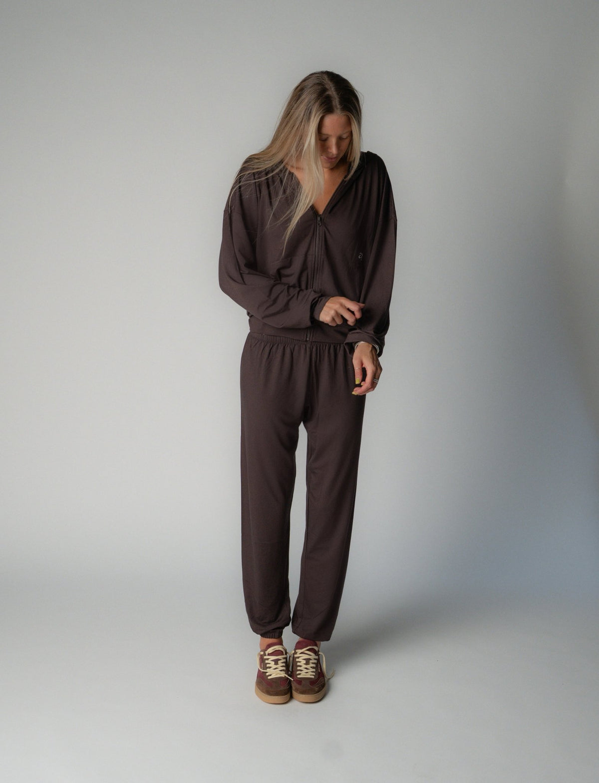 BABYSOFT JOGGERS IN COOL COCOA - Après June