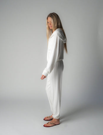 BABYSOFT JOGGERS IN IVORY - Après June