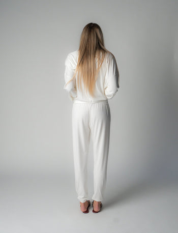 BABYSOFT JOGGERS IN IVORY - Après June