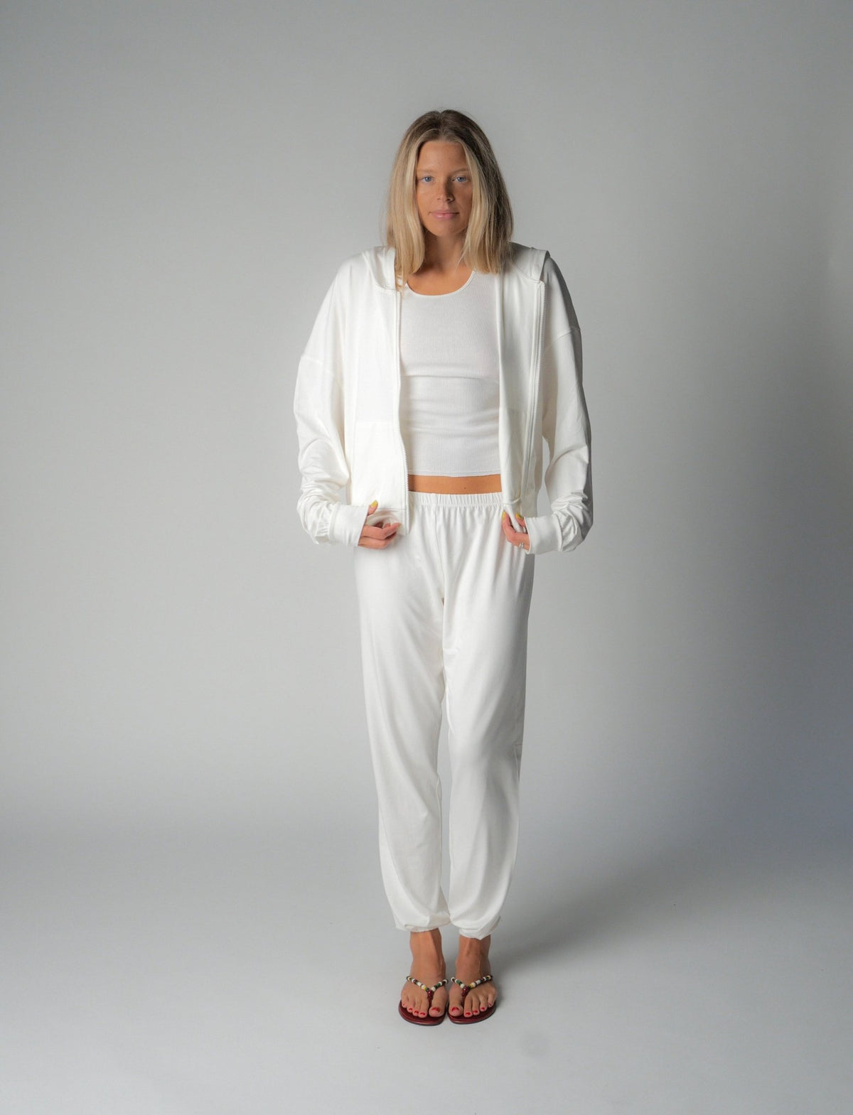 BABYSOFT JOGGERS IN IVORY - Après June