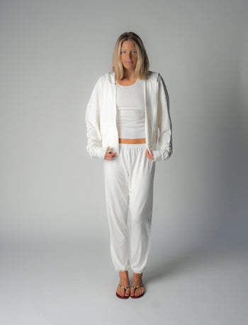 BABYSOFT JOGGERS IN IVORY - Après June