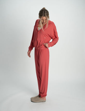 BABYSOFT JOGGERS IN RASPBERRY - Après June