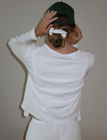 HOLIDAY POINTELLE CARDIGAN - Après June