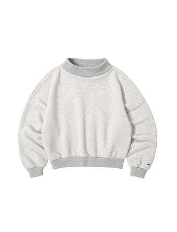 MOCKNECK IN HEATHER GREY - Après June