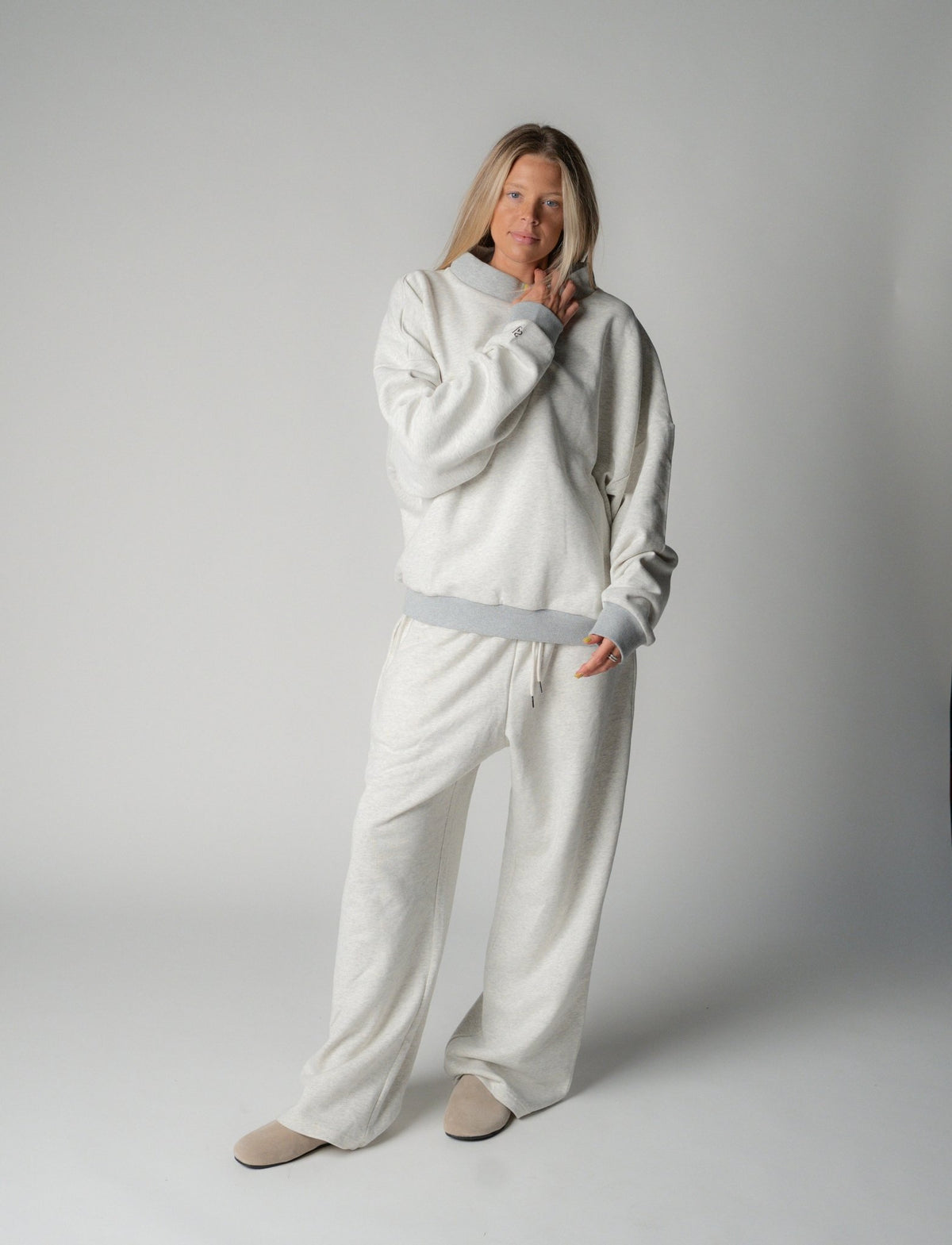 MOCKNECK IN HEATHER GREY - Après June