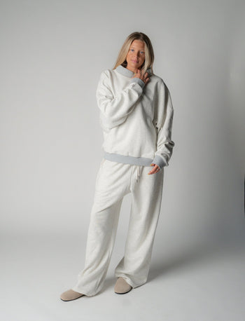 MOCKNECK IN HEATHER GREY - Après June