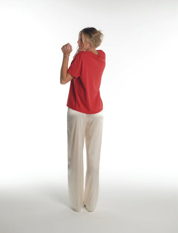 SATIN PANT IN CHAMPAGNE - Après June