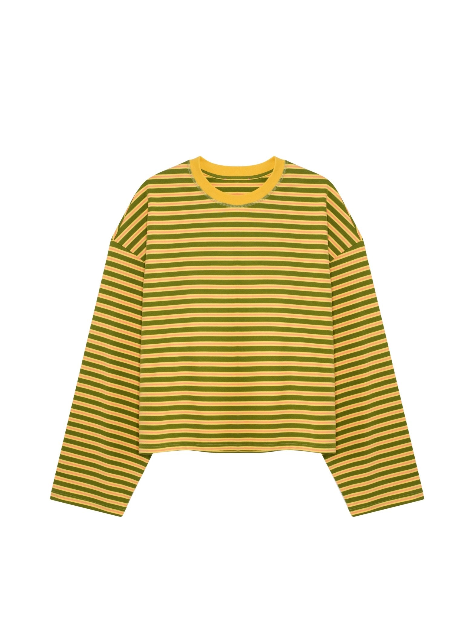 STRIPED LONG SLEEVE IN MELON - Après June