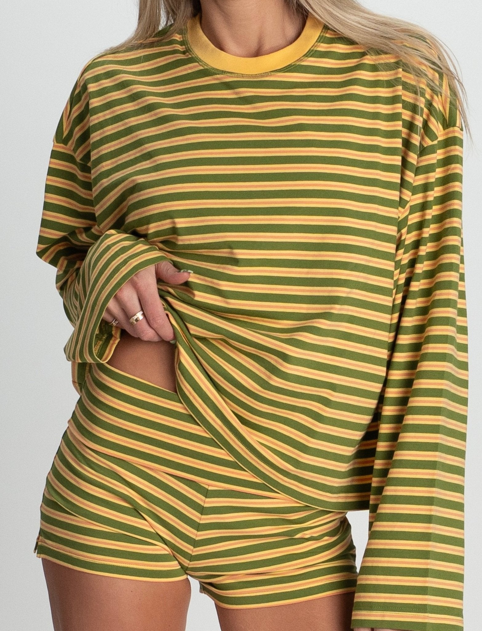 STRIPED SHORTS IN MELON - Après June