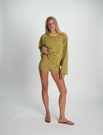 STRIPED SHORTS IN MELON - Après June