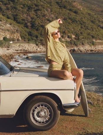 STRIPED SHORTS IN MELON - Après June