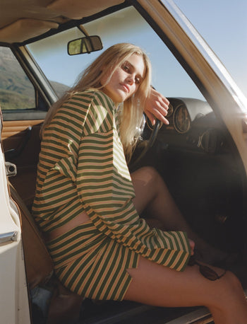 STRIPED SHORTS IN MELON - Après June