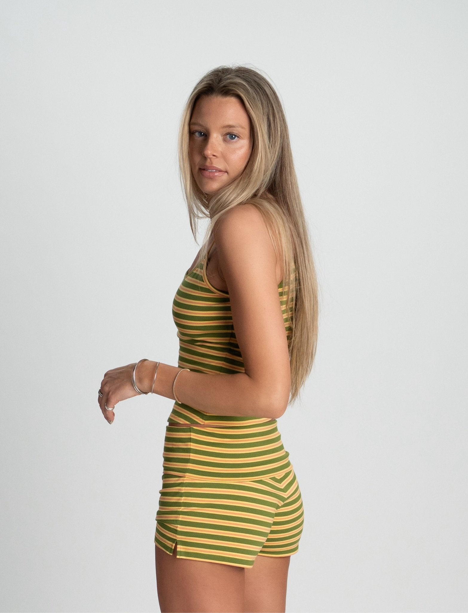 STRIPED TANK IN MELON - Après June