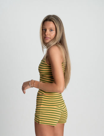 STRIPED TANK IN MELON - Après June