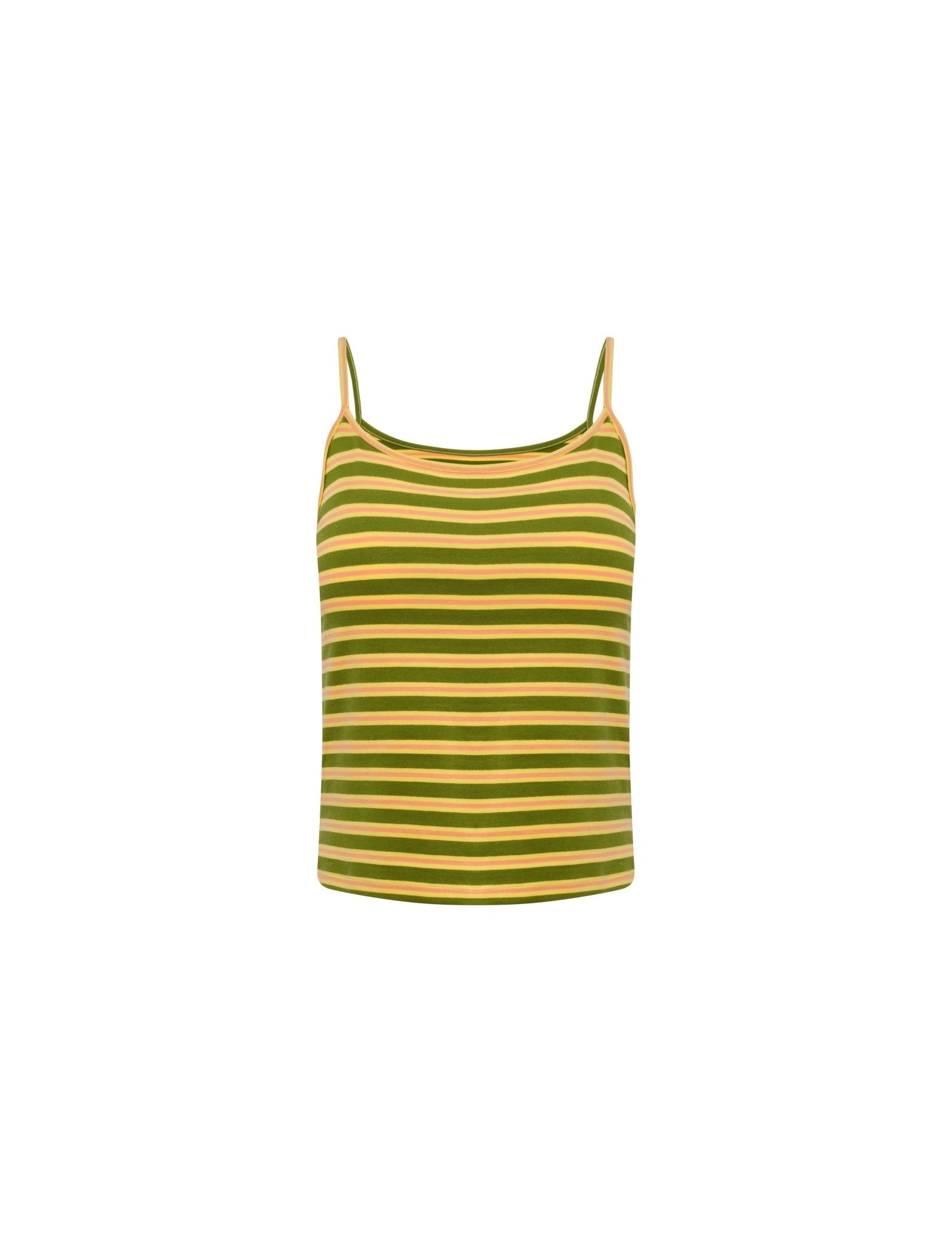 STRIPED TANK IN MELON - Après June