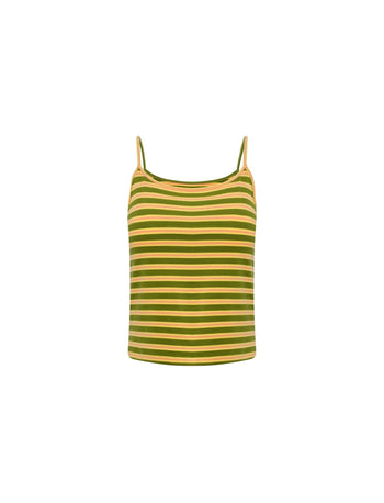 STRIPED TANK IN MELON - Après June